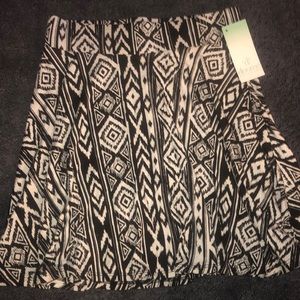 Decree tribal mini skirt